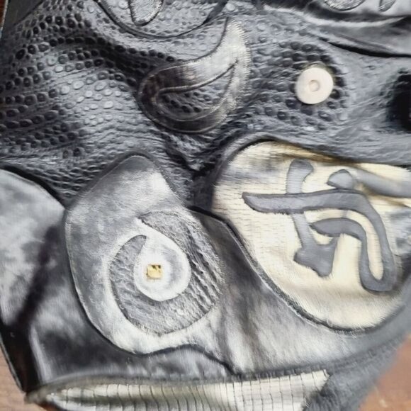 Vintage 80s NAS Alentino Faux Snakeskin Python Abstract Patchwork Purse - Picture 15 of 16